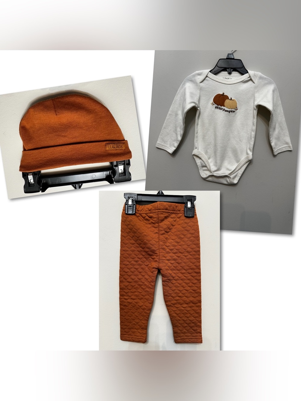 Lila & Jack Baby Boy 3 Piece Fall Pumpkin Set
12-18MO